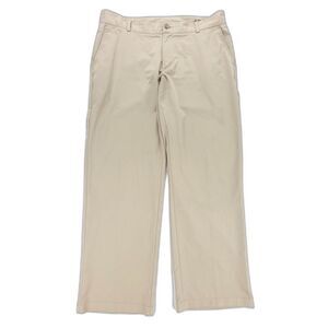 ADIDAS Climalite Classic Straight Tech Performance Golf Pant Mens 38 x 32 Khaki